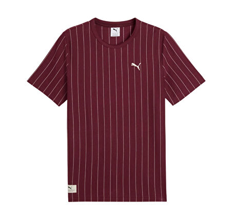 688220-96 Puma Class Striped Tee Erkek T-Shirt