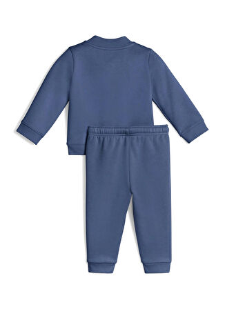 Puma Düz Lacivert Bebek Eşofman Takımı 68973280B-MINICATS Full-Zip S