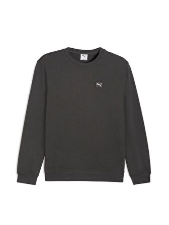 Puma Ess Elevated Crew 68472744 Erkek Sweatshirt - Puma - Ess Elevated - Antrasit - ST01899-Antrasit-S