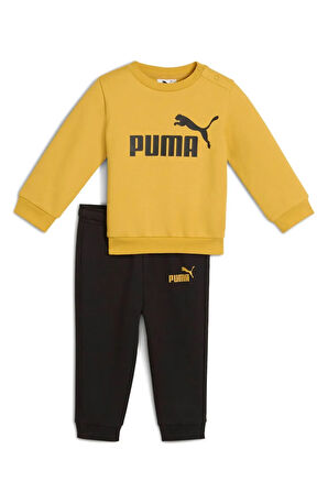 Çocuk Sarı Ess Crew Set Fl Eşofman Takımı 686280-62