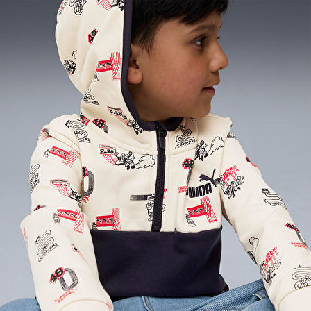 Puma Çocuk Hoodie Little Runners Half-Zip