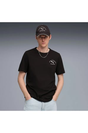 Herren Erkek Siyah T-Shirt
