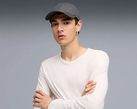 Puma Ess Metal Cat Bb Cap Şapka 02599409 Gri