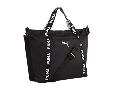Puma At Ess Shopper Omuz Çantası-En: 50 cm, Boy: 50 cm, Derinlik: 15 cm 09185601 Siyah