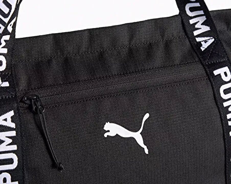 Puma At Ess Shopper Omuz Çantası-En: 50 cm, Boy: 50 cm, Derinlik: 15 cm 09185601 Siyah