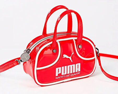 Puma Puma 1976 Micro Grip Bag Omuz Çantası-En: 17 cm, Boy: 10 cm, Derinlik: 7 cm 09182403 Kırmızı