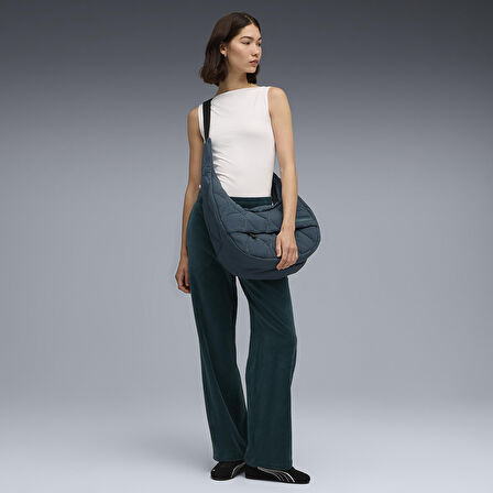 Ess Elevated Velour Kadın Yeşil Günlük Stil Eşofman Altı 68810875