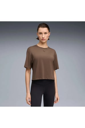 Cloudspun Relaxed Tee Oversızed Kahve Renkli Tişört