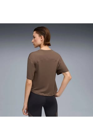 Cloudspun Relaxed Tee Oversızed Kahve Renkli Tişört
