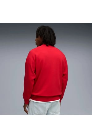 Ferrari Tonal Shield CN Kırmızı Erkek Sweatsirt