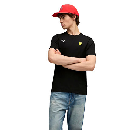 632789-01 Puma Ferrari Sportswear Car G Tee Erkek T-Shirt