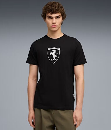 Puma 632785-01 Ferrari Tonal Shield Tee Tişört Erkek T-Shirt