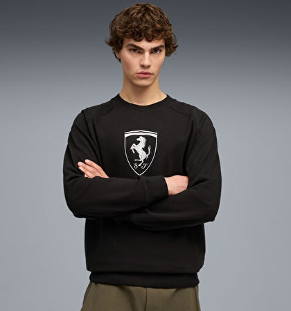 Puma Ferrari Tonal Shield CN 632788-01 Erkek Sweatshirt