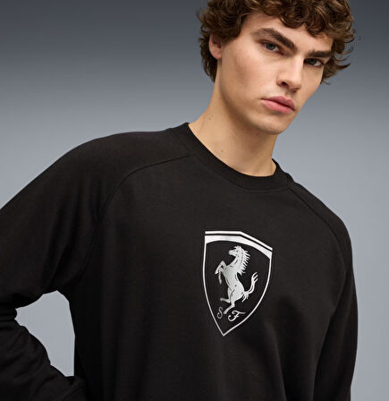 Puma Ferrari Tonal Shield CN 632788-01 Erkek Sweatshirt
