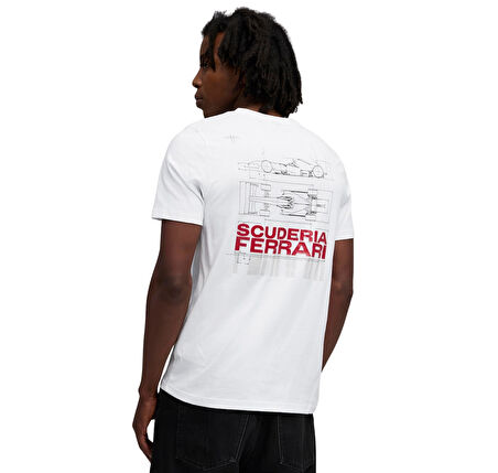 632789-04 Puma Ferrari Sportswear Car G Tee Erkek T-Shirt