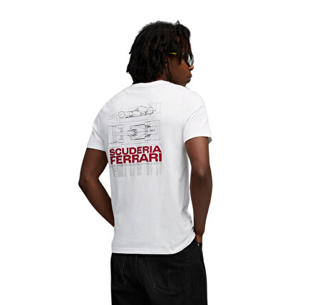 632789-04 Puma Ferrari Sportswear Car G Tee Erkek T-Shirt