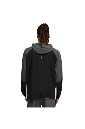 Erkek Gri Run Ultraweave Hooded Jacket Yağmurluk 527842-44