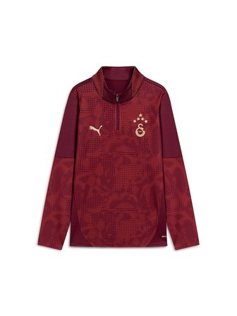 Galatasaray Puma Çocuk A Takım 1/4 Fermuarlı Uzun Kollu Antrenman Üst 78288803