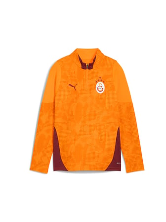 Galatasaray Puma Çocuk A Takım 1/4 Fermuarlı Uzun Kollu Antrenman Üst 78288806