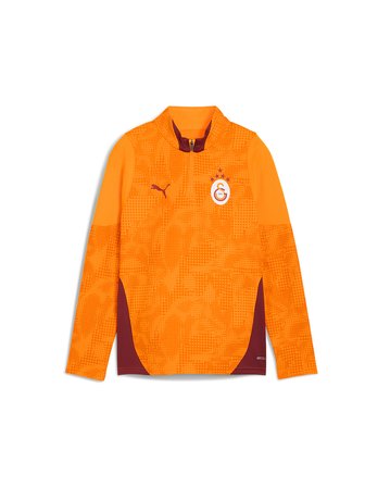 Galatasaray Puma Çocuk A Takım 1/4 Fermuarlı Uzun Kollu Antrenman Üst 78288806