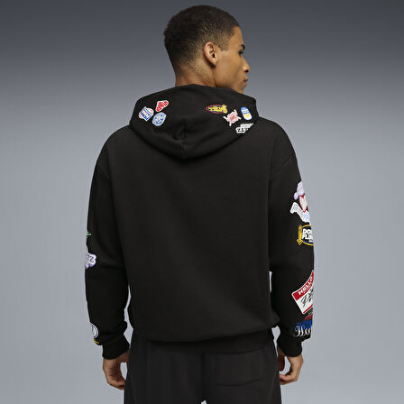 Puma Sticker Pack Pullover Hoodie Erkek Yetişkin Sweatshirt