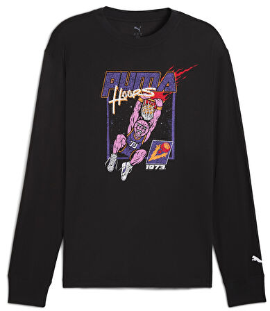 Puma Hoopstel LS Tee 632903-01 Tişört Erkek T-Shirt