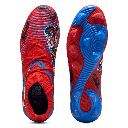 Future 8 Match Playmaker Fg/Ag Erkek Kırmızı Futbol Krampon 10874901