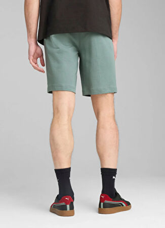 Puma 69089730 ESS ELEVATED Shorts 9 TR Yeşil Lastikli Bel Regular Fit Düz Erkek Şort