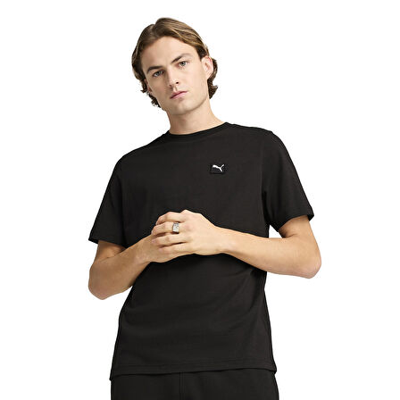 Essentials Elevated Erkek Siyah Günlük Stil T-Shirt 69089301