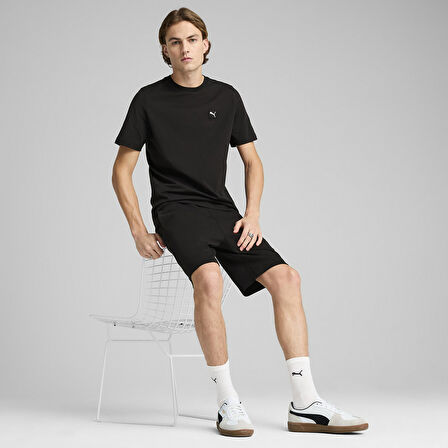 Essentials Elevated Erkek Siyah Günlük Stil T-Shirt 69089301