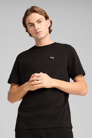 Puma Erkek ESS ELEVATED Tee Siyah Kısa Kol T-Shirt - 69089301
