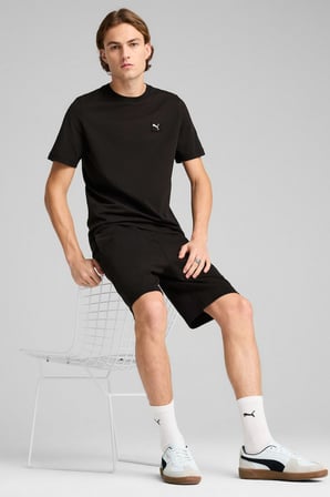 Puma Erkek ESS ELEVATED Tee Siyah Kısa Kol T-Shirt - 69089301