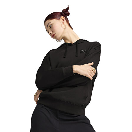 Essentials Elevated Kadın Siyah Günlük Stil Sweatshirt 69090101