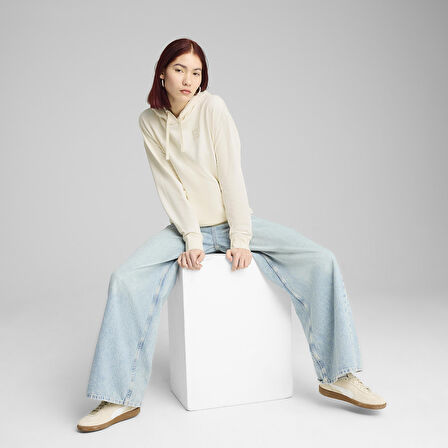 Essentials Elevated Kadın Bej Günlük Stil Sweatshirt 69090199