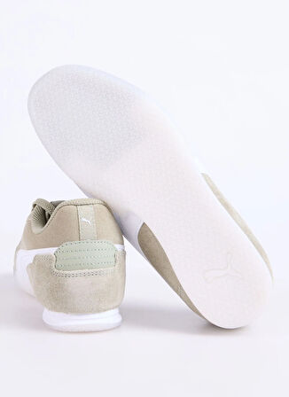 Puma 40267308 BELLA DONNA SD Lux Army-PU Beyaz - Krem Kadın Lifestyle Ayakkabı