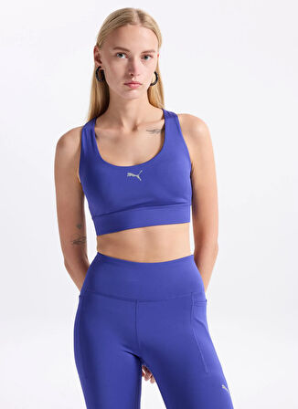 Puma 68951927 TRAINING Mid Impact Bra La Lacivert Sporcu Sütyeni