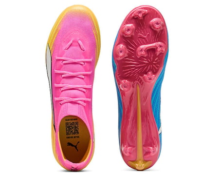 Puma Ultra 6 Pro Fg/Ag Erkek Çoklu Çim Zemin Kramponu 10869705 Pembe