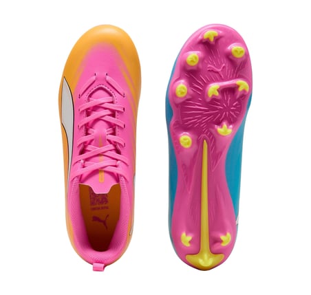 108705-05 Puma Ultra 6 Play Fg-Ag Jr &amp;Ccedil;ocuk Spor Ayakkabı Pembe