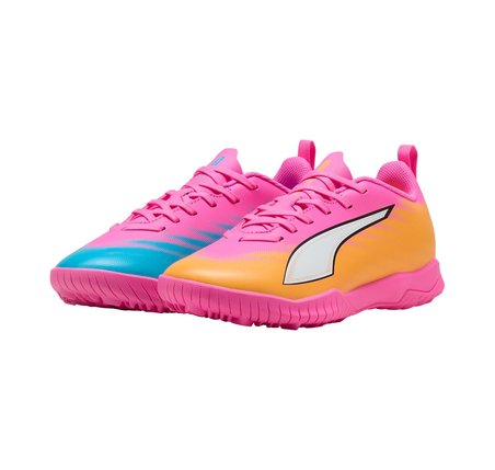 108989-05 Puma Ultra 6 Play Tt Jr &amp;Ccedil;ocuk Spor Ayakkabı Pembe