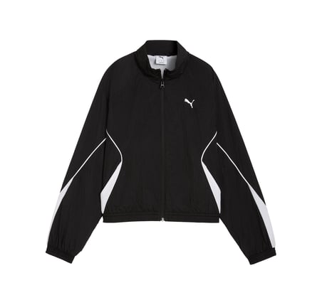 691864-01 Puma Sport Relaxed Woven Ful Kadın Ceket Siyah