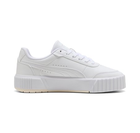 406064-02 Puma Carina Mia Topcat Kadın Spor Ayakkabı Beyaz