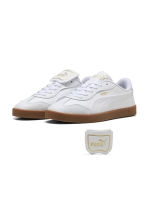 PUMA 40476101 CLUB AZURA L WHITE GOLD KADIN SNEAKER