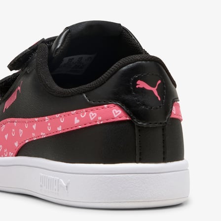 Puma Smash 3.0 Hearty V Çocuk Siyah Spor Ayakkabı