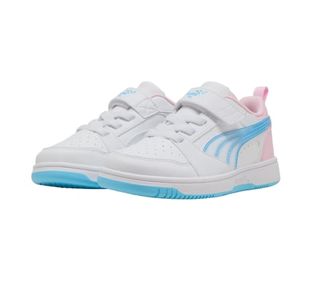 405058-01 Puma Rebound V6 Lojelly Heaven Ac Ps &amp;Ccedil;ocuk Spor Ayakkabı Beyaz