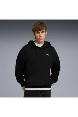 ESS ELEVATED Relaxed Hoodie Siyah Erkek Sweatshirt