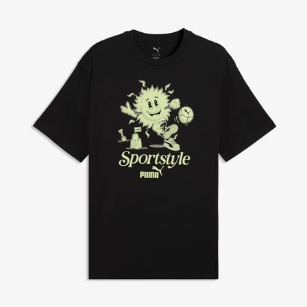 Puma Graphic  Erkek Siyah T-Shirt
