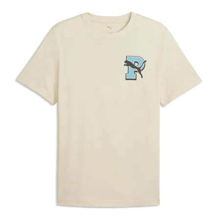 Graphic Erkek Bej Günlük Stil T-Shirt 69177687