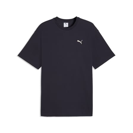 Puma 692018 16 ESS ELEVATED Erkek Geniş Kalıp Kuş Gözü Jakarlı T-Shirt