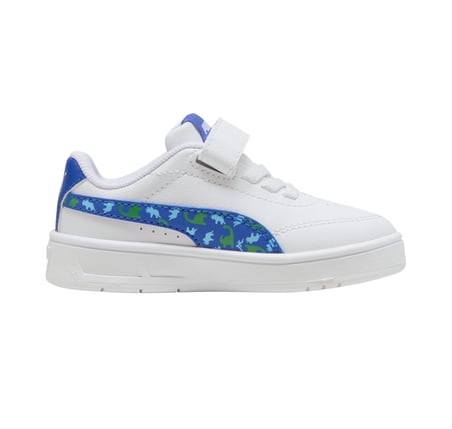 405642-01 Puma Court Classic Clean Ac+ Inf Bebek Spor Ayakkabı Beyaz