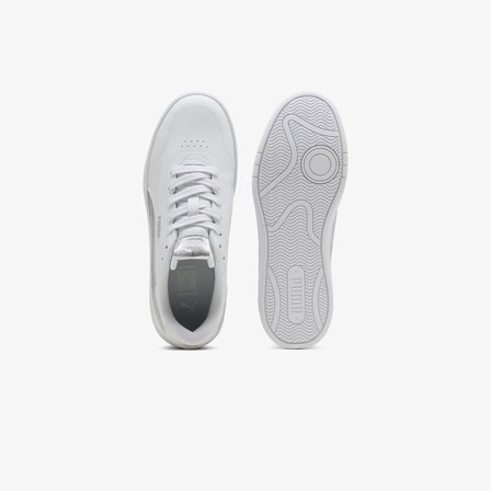 Puma Court Lally Metallic Whisper Kadın Beyaz Spor Ayakkabı